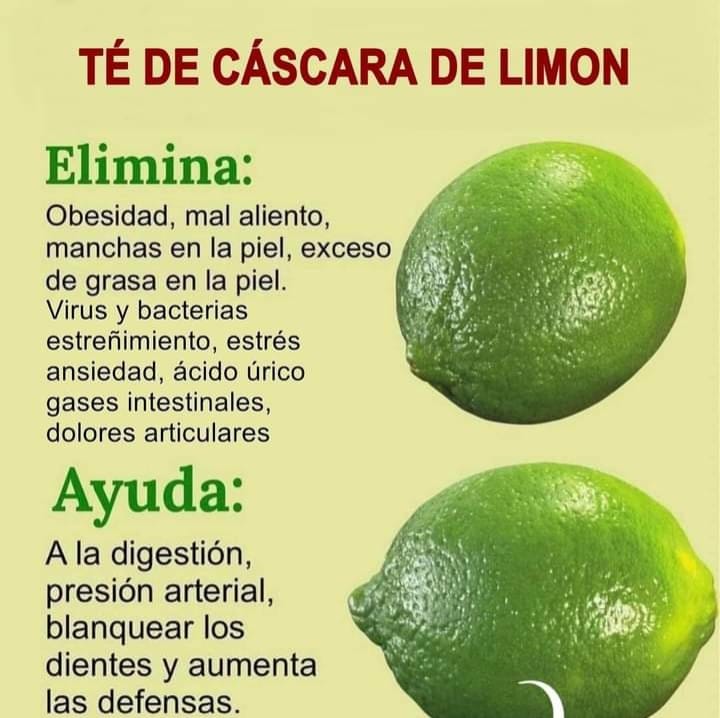 Beneficios de la T de Cascara de Limon para la Salud y Belleza