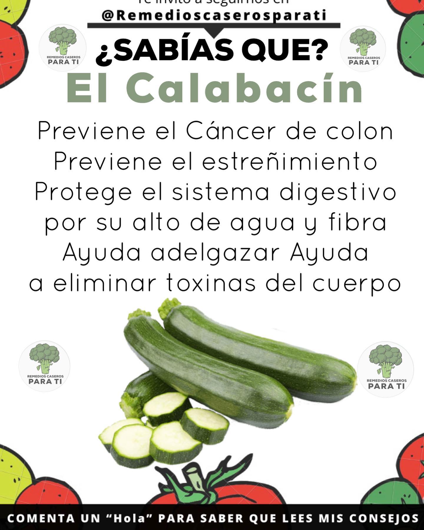 Beneficios del Calabacin para la Salud: Prevenir el Cancer de Colon y mas