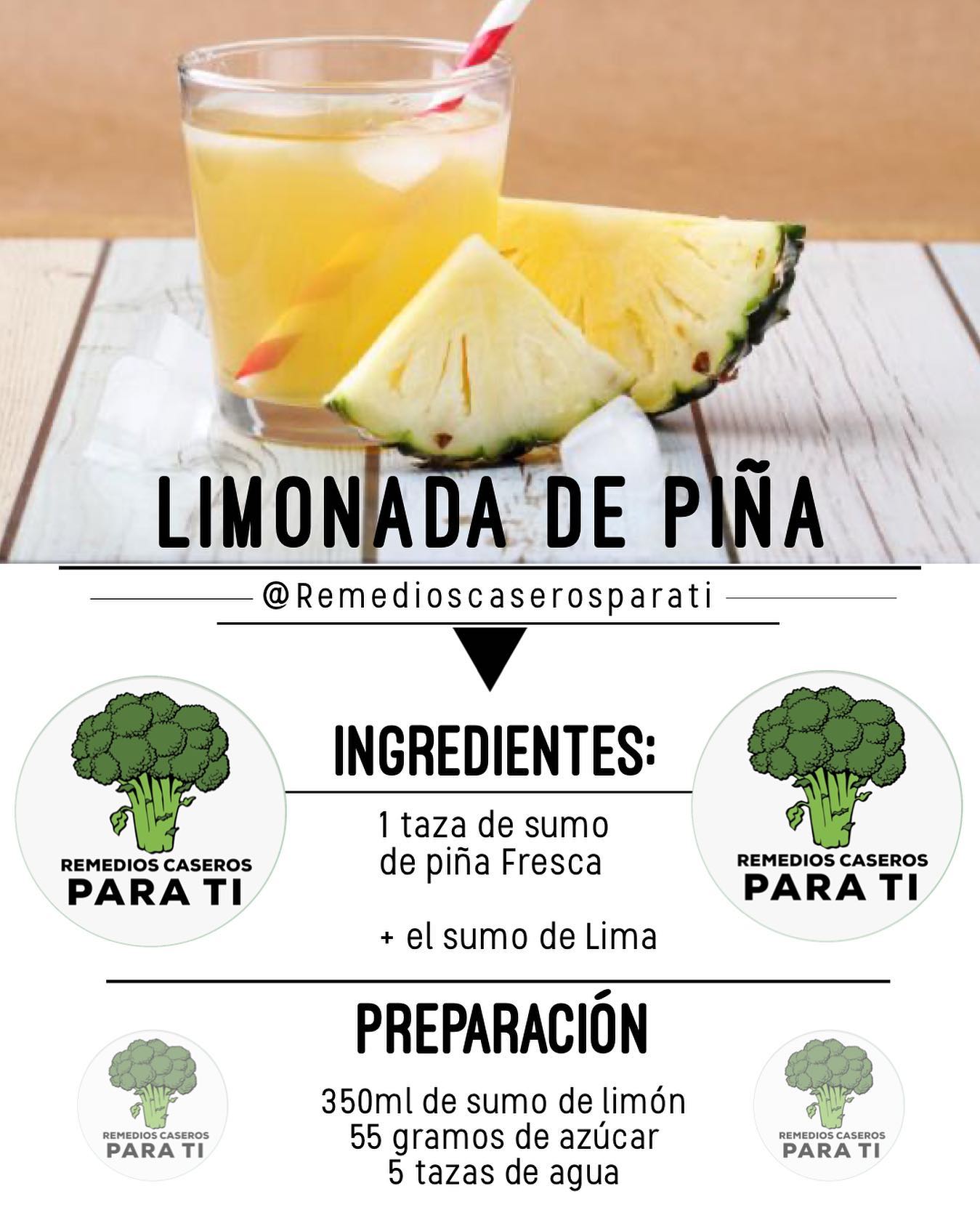 Beneficios de la Limonada de Pina y Limon