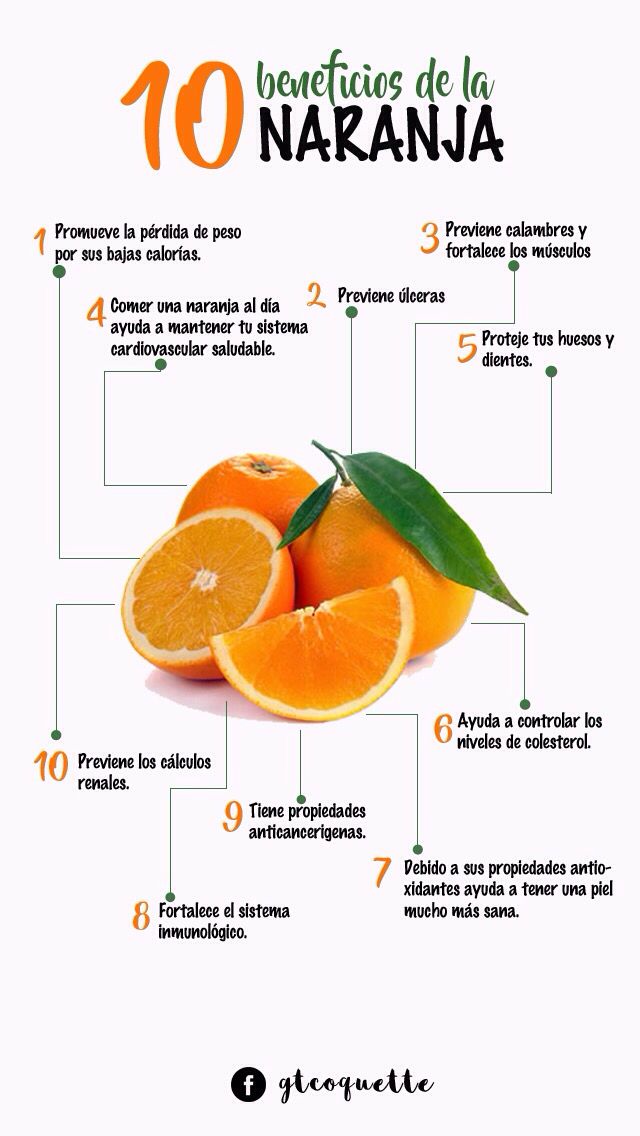 Beneficios de consumir una naranja al dia