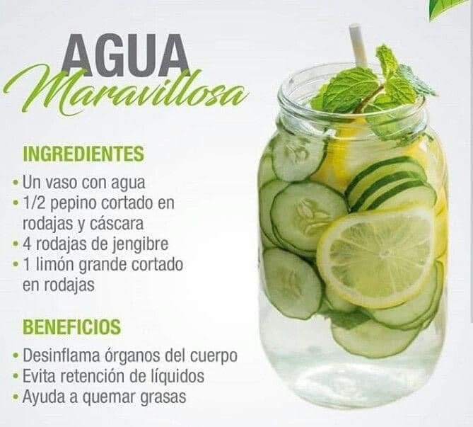 Refresca tu cuerpo con agua de pepino y jengibre: un remedio natural