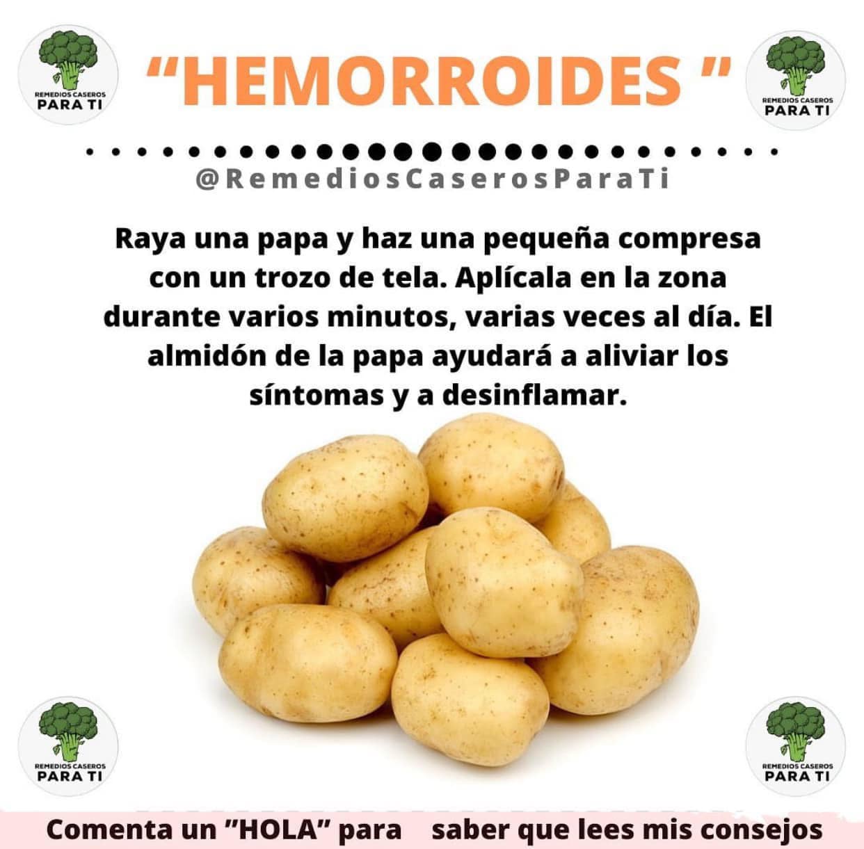 Remedio Natural para Hemorroides: Alivio con Papa