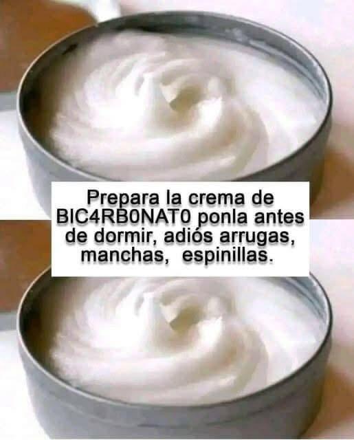 Crema de Bicarbonato: El Remedio Natural para Arrugas y Manchas