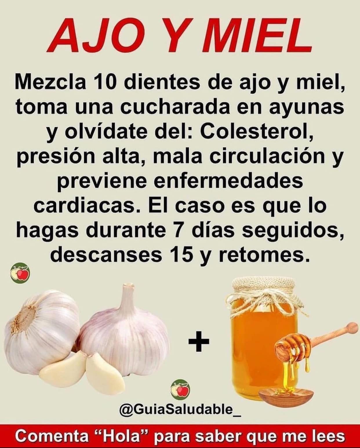 Remedio Natural con Ajo y Miel para el Colesterol y la Salud Cardiaca