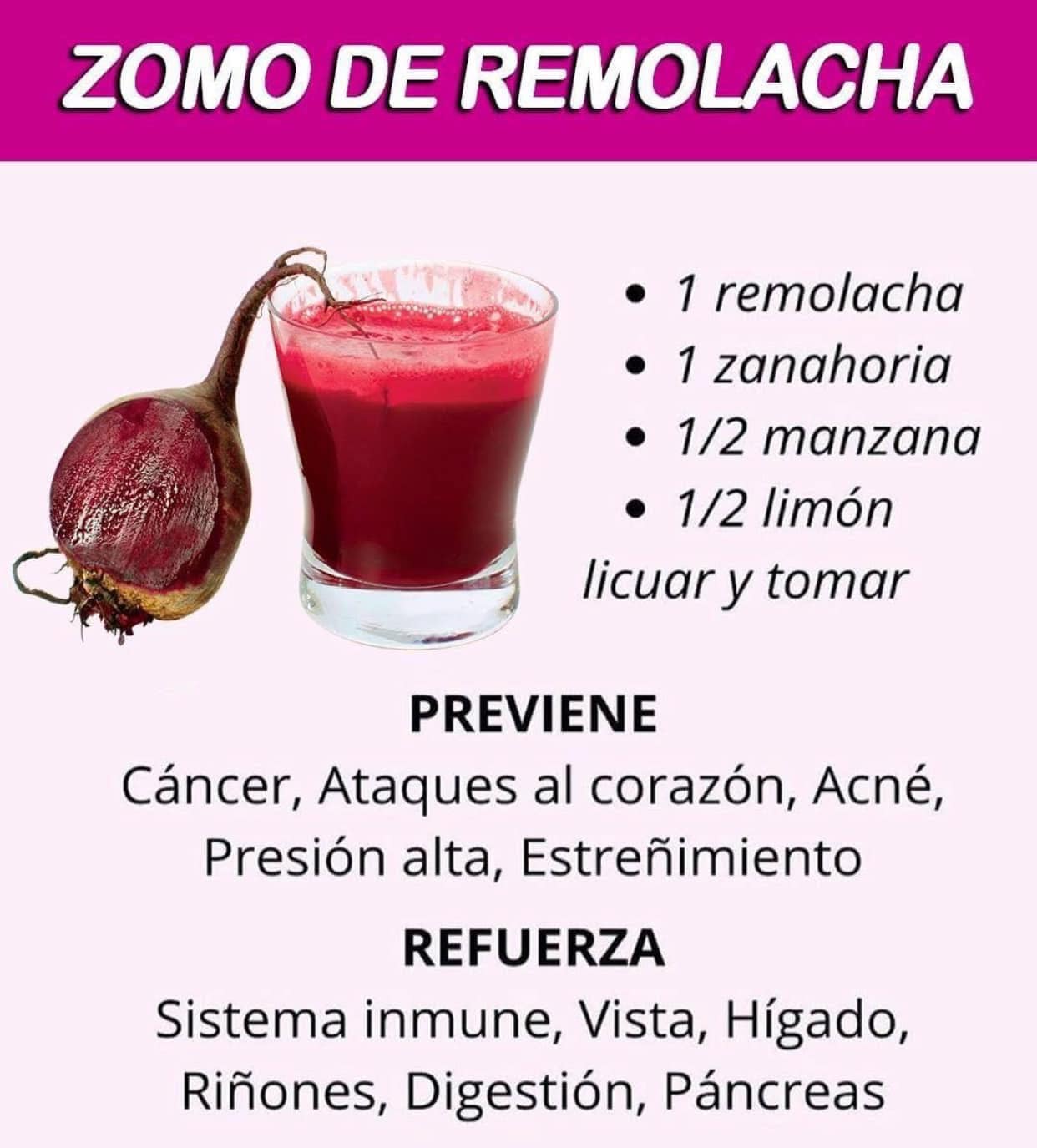 Zumo de Remolacha: Un Potente Remedio Natural para la Salud