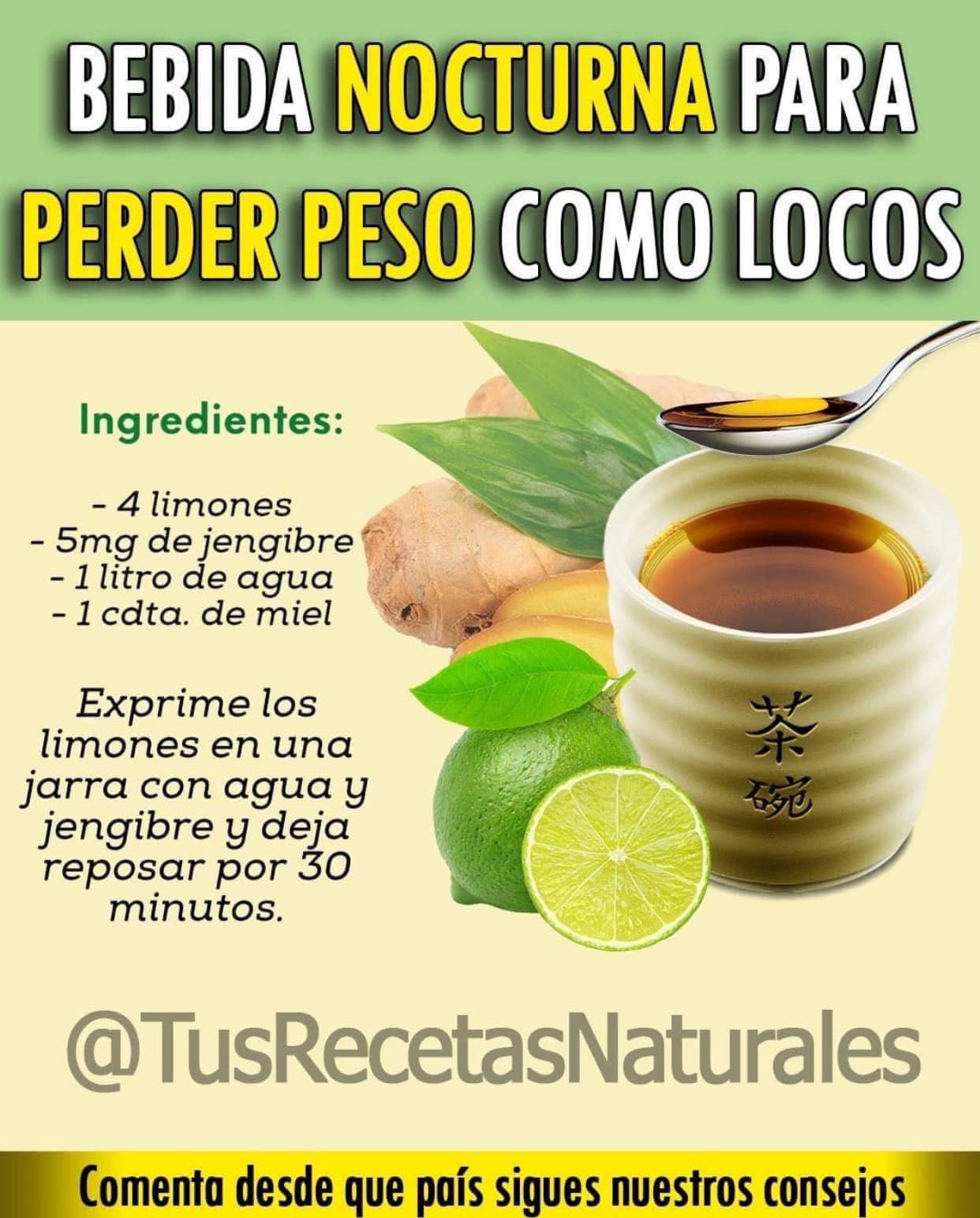 Bebida Nocturna para Perder Peso de Forma Natural