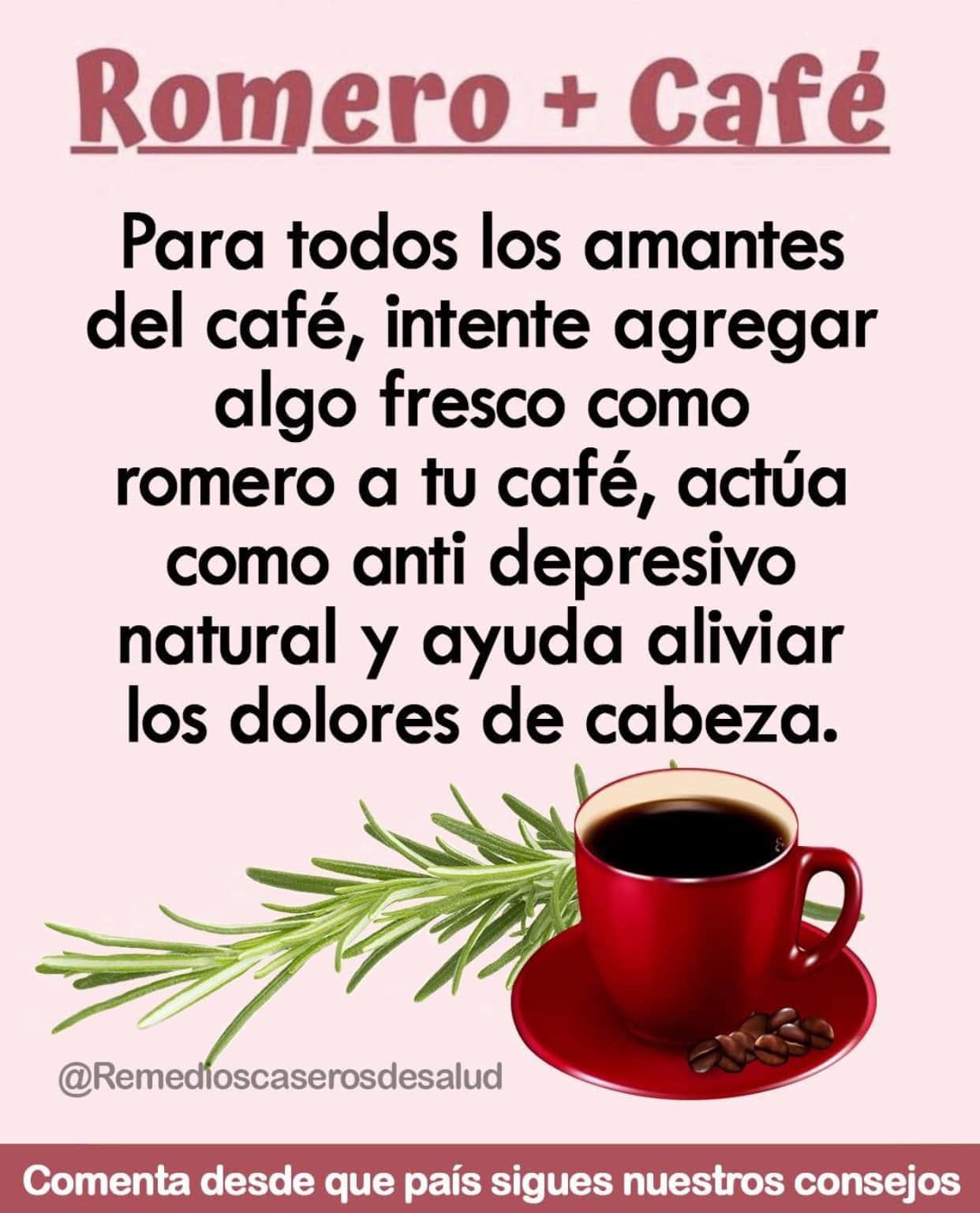 Romero y Cafe: Un Remedio Natural para el Animo y el Dolor de Cabeza