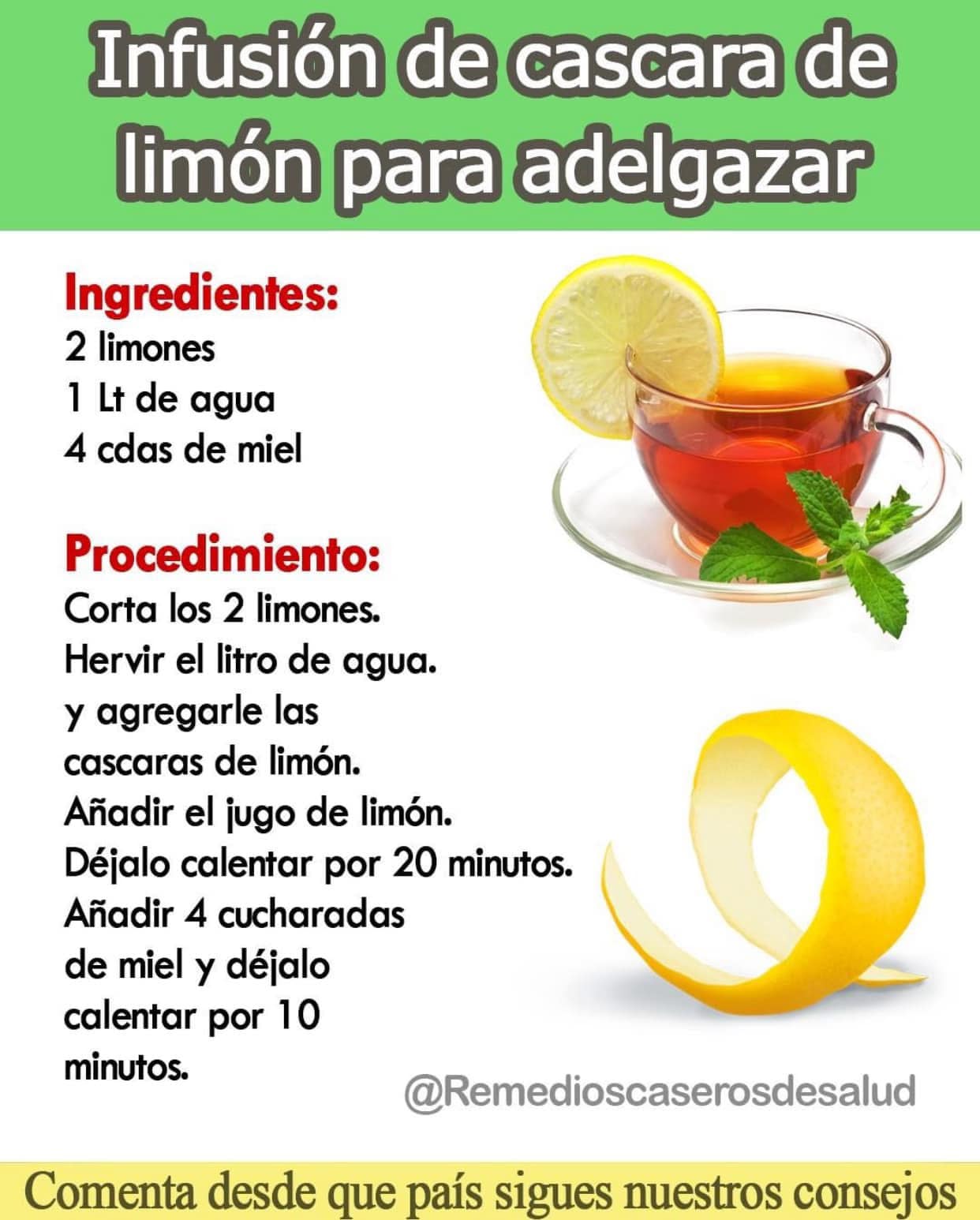 Infusion de Cascara de Limon para Adelgazar: Un Remedio Natural Efectivo